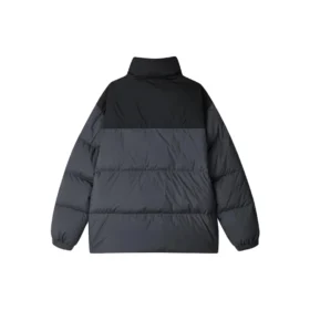 Piumino con logo alla moda “Nero Grigio”