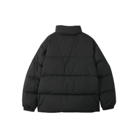 Piumino con logo stampato “Black”