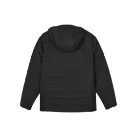 Piumino con logo stampato “Nero”