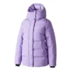 Piumino di media lunghezza in tessuto “Viola”