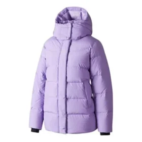 Piumino di media lunghezza in tessuto “Viola”