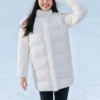 Piumino lungo BASIC “Bianco”