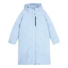 Piumino lungo basic “Blu”