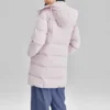 Piumino lungo BASIC “Rosa”