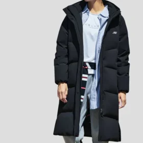 Piumino lungo “Black”
