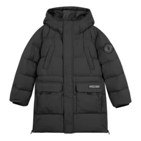 Piumino lungo casual “Black Teal”