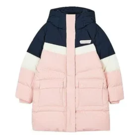 Piumino lungo casual “Rosa Bianco Blu navy”