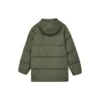 Piumino lungo casual “Verde oliva”