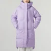 Piumino lungo casual “Viola”