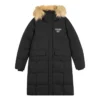 Piumino lungo della serie Casual “Black”