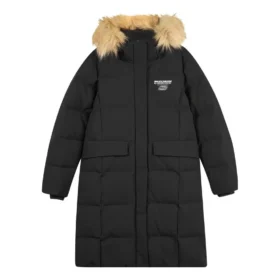 Piumino lungo della serie Casual “Black”