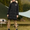 Piumino lungo della serie Casual “Black”