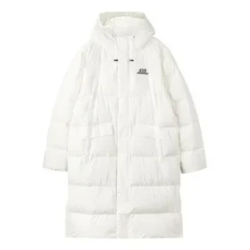 Piumino lungo della serie Lifestyle “Bianco”