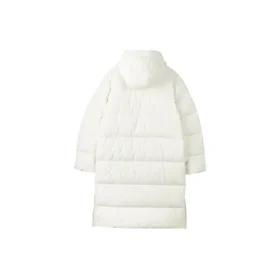 Piumino lungo della serie Lifestyle “Bianco”