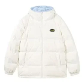 Piumino reversibile da tempo libero con cappuccio “White Blue”