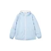 Piumino reversibile da tempo libero con cappuccio “White Blue”
