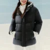 Piumino Waterproof con cappuccio “Nero”