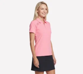 Polo a maniche corte GO GOLF Birdie con zip frontale