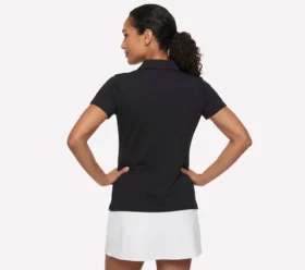 Polo a maniche corte GO GOLF Birdie con zip frontale