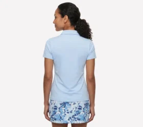 Polo a maniche corte GO GOLF Birdie con zip frontale