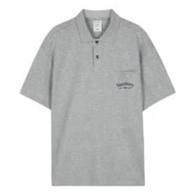 Polo a maniche corte “Grigio”