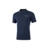 Polo casual a maniche corte con stampa di lettere “Navy”