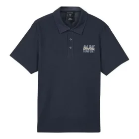 Polo casual con lettere “Black White”