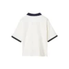 Polo con logo stampato “Bianco Nero”