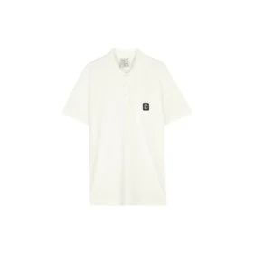 Polo con stampa “Grey White”