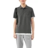 Polo con stampa “Grey White”