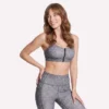 Reggiseno sportivo con zip frontale e stampa Go Walk Evolution Reggiseno sportivo con zip frontale e stampa Go Walk Evolution