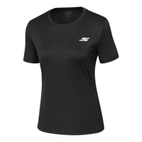 Running Knit a maniche corte Nero
