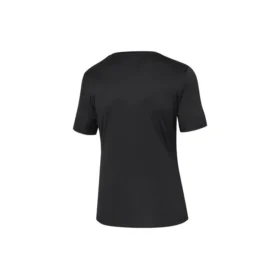 Running Knit a maniche corte Nero