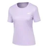Running Knit a maniche corte viola