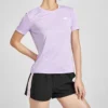 Running Knit a maniche corte viola