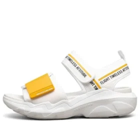Sandali alla moda antiscivolo Bianco/Giallo