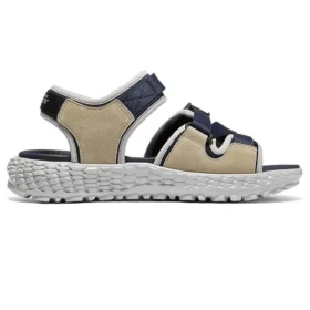 Sandali casual Monster con chiusura in velcro, blu