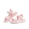 Sandali con zeppa “Rosa”