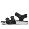 Sandali sportivi da esterno con velcro, nero e bianco