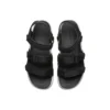 Sandali sportivi da esterno con velcro, nero e bianco