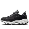 Scarpe basse D’ Lites in velluto “Daddy” Nero/Bianco
