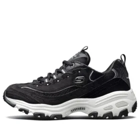 Scarpe basse D’ Lites in velluto “Daddy” Nero/Bianco