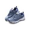 Scarpe basse D’ Lites in velluto, dal design massiccio, Grigio/Blu