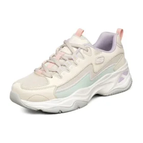 Scarpe basse e massicce D Lites 4.0 Panda Flatform, bianche