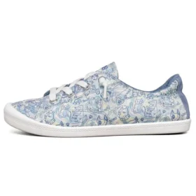Scarpe basse in tela Beach Bingo blu/bianche