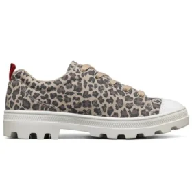 Scarpe basse in tela Roadies Leopardo/Grigio
