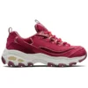 Scarpe basse in velluto D’ Lites Daddy Shoes Rosso