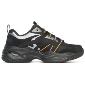 Scarpe casual da papà “Nero Argento Arancione”