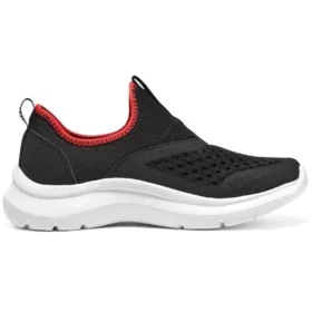 Scarpe comode senza lacci “Black Red”