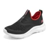 Scarpe comode senza lacci “Black Red”